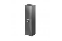 MEU0365 Colonne de salle de bain L 40 cm - Laqué gris brillant