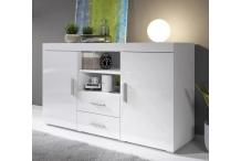 MEU0408 Buffet Bahut 2 portes 2 tiroirs 140 x 80 x 40 cm