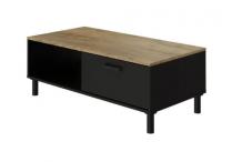 MEU0469   TABLE BASSE OXFORD  Style industriel   110x55x40 h