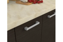 MEU0522 Plan de travail Stratifié - L 180 cm - Ep 28 mm - Beige mat