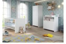 PUE0050 CHAMBRE BÉBÉ TRIO BLANC