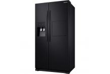 SAMSUNG RS50N3803BC-Réfrigérateur américain-501 L (357 + 144 L)-Froid ventilé-A+-L Noir carbone