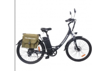 SPO0030 Vélo électrique - VELOBECANE - 26'' vendu sans sacoches -7 Vitesses - Freins à disques - Autonomie 75km - Cadre alu